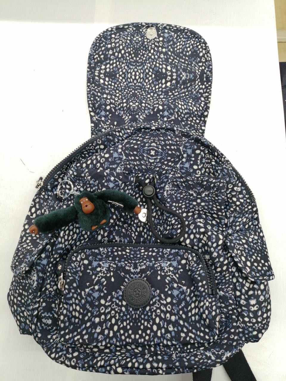 Nylon Backpack Model NVY HALLPATTERN KIPLING - image 12