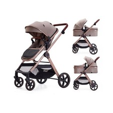 2 in 1 Baby Stroller, Newborn Infant Toddler Convertible Bassinet Pram Stroll...