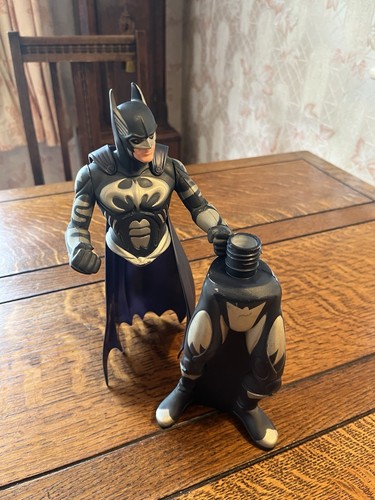Vintage Batman Empty Bubble Bath Statue Figure Movable Arms And Cape - Picture 9 of 12