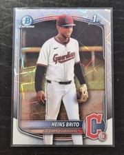 2025 Bowman Chrome - Prospects Heins Brito #BCP-203 Laser Refractor (RC)