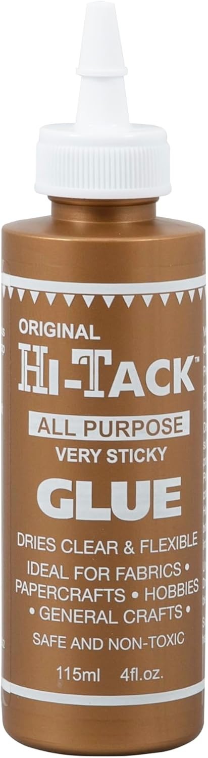 Hi-Tack Original All-Purpose Very Sticky Glue – 115ml Strong, Flexible, Clear