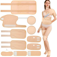 11Pcs Castor Oil Pack Wrap Kit Organic Cotton Liver Detox Pads Reusable Castor O