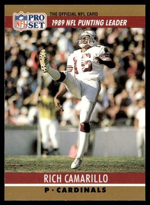 1990 Pro Set Rich Camarillo Phoenix Cardinals #14
