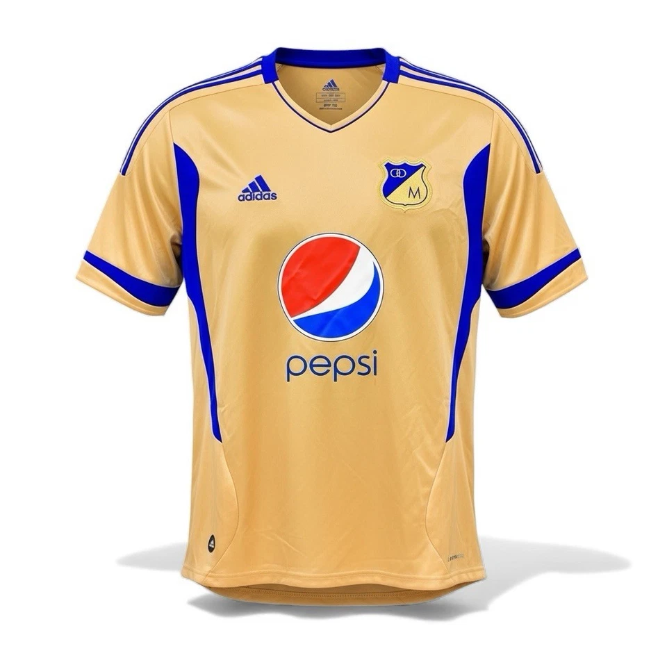 Camiseta Adidas Visitante Millonarios FC El Dorado 2011 2012 Grande Colombia Clima RARA Foto 2 de 4