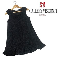 Gallery Visconti Lame Knit Tunic Dress, Elegant, Sparkly, Used