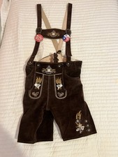 OKTOBERFEST LEDERHOSEN DARK BROWN