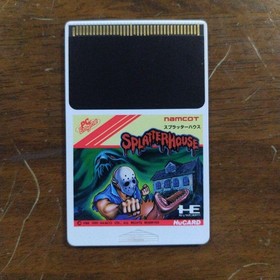 splatterhouse PC engine HuCARD