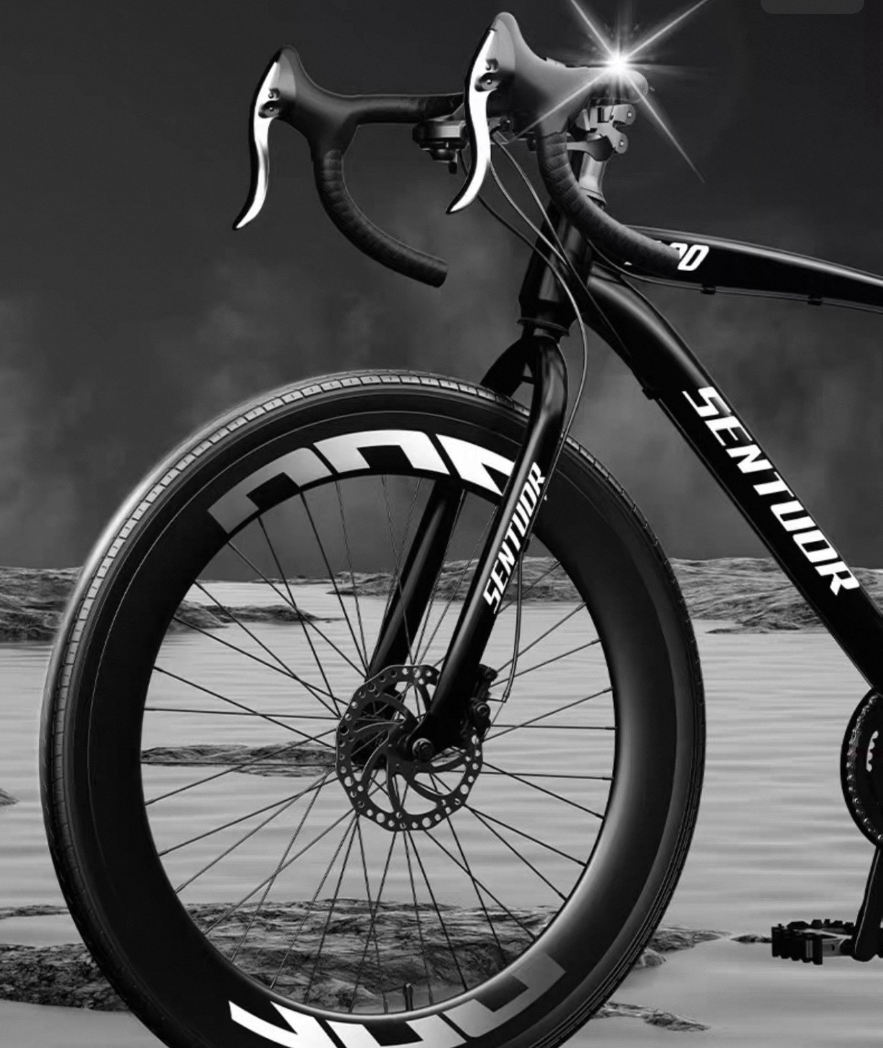 Bici da strada Grave con manubrio curvo foto 5