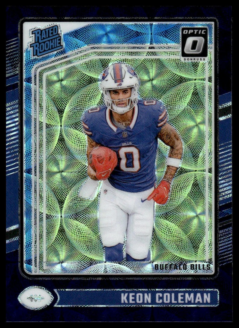 2024 Donruss Optic #263 Keon Coleman Blue Scope