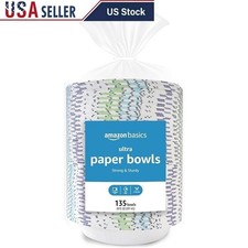 Sturdy Disposable Paper Bowls 20oz Eco-Friendly 540 Count Party Supplies New