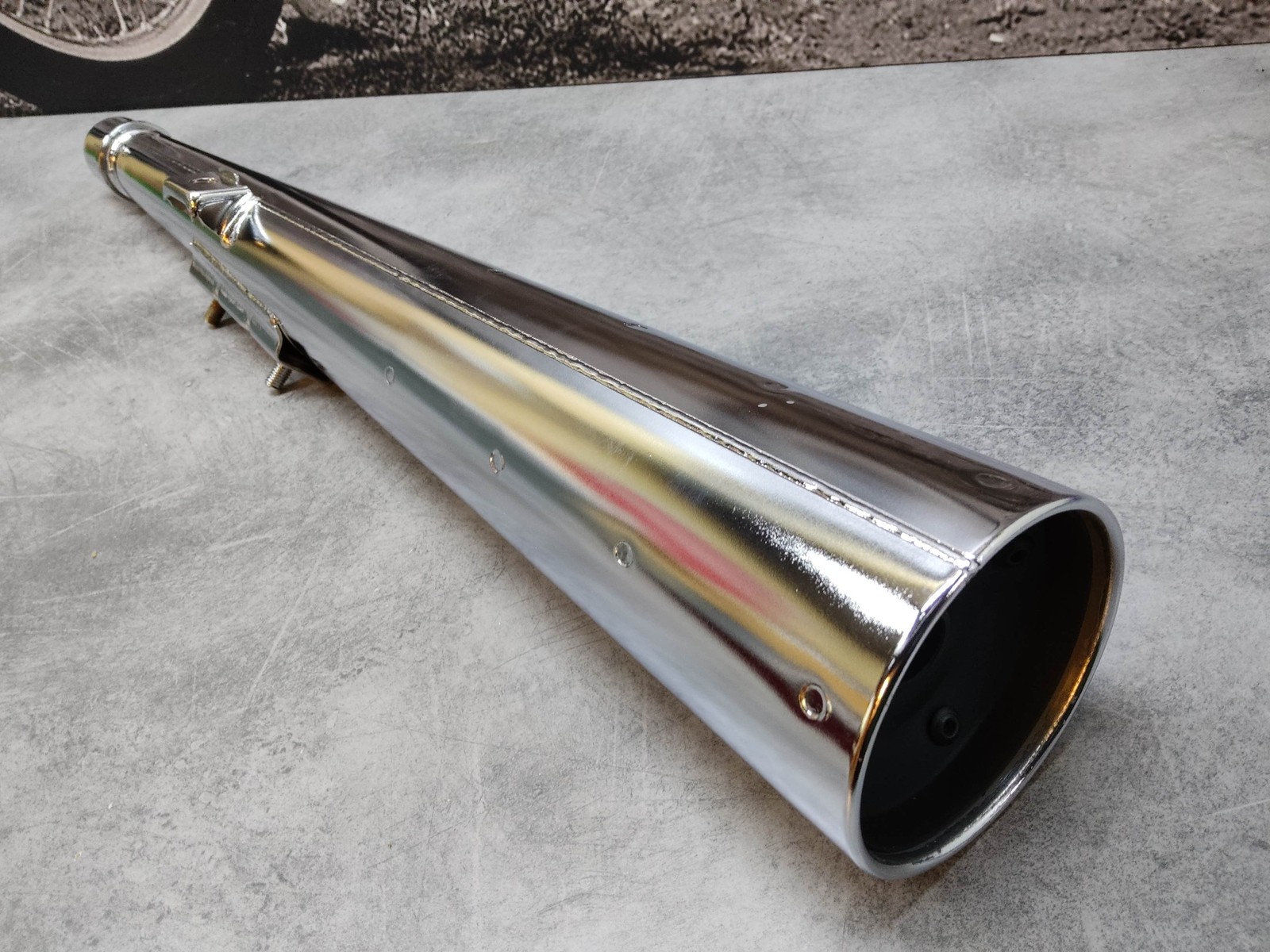 Silencieux gauche HONDA GL650 pot de rechange pour révision GL700