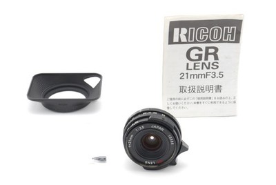 Black [B V.Good] RICOH GR 21mm f/3.5 Lens for Leica L39 Screw From
