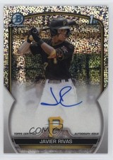 2023 Bowman Chrome Prospect Speckle Refractor 258/299 Javier Rivas Auto 1in9