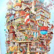 Vintage Springbok 500+ Piece Jigsaw Puzzle Verticalville 1977 PZL4085