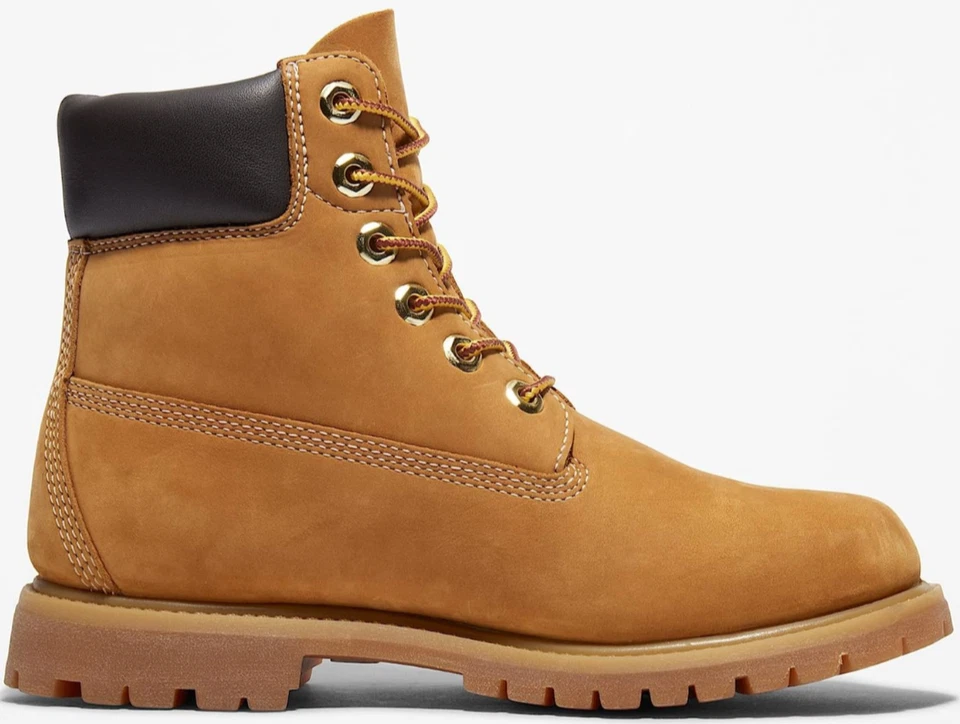 TIMBERLAND 6 Pulgadas Botas Niños Talla 13 -Impermeable Cuero Trigo Informal Cálido Zapatos Foto 2 de 4