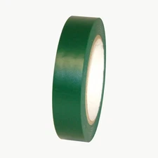 JVCC Premium Colored Vinyl Tape (V-36P): 1 in. x 36 yds. (Dark Emerald Green)