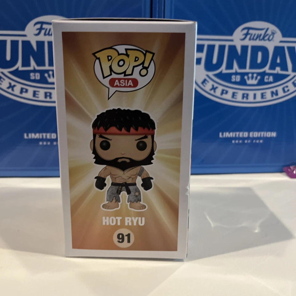 Figura Vinilo F2 Funko Pop Games Street Fighter HOT RYU Asia Con Exclusiva 91 Foto 4 de 4