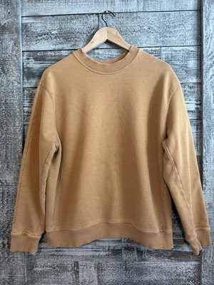 Topman Sweater Crew Neck Pullover Brown Men s Size Small Good Condition