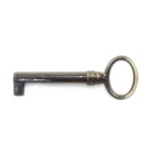 Furniture key antique style furniture burnished replacement key blank brass patina