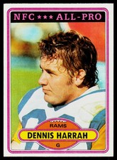 1980 Topps #60 Dennis Harrah - EX