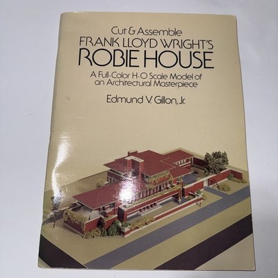 Cut & Assemble Frank Lloyd Wright's Robie House book, Full-Color Scale Model