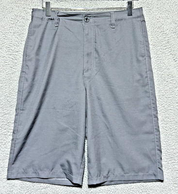 Under Armour Bermuda Chinos Shorts Youth Boys XL Logo Pockets Belt Loops