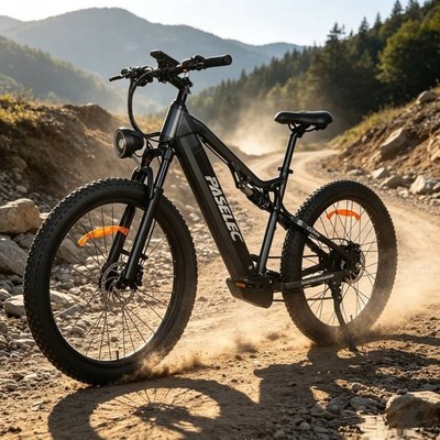 PASELEC GS9PRO 27.5'' Electric Mountain Bicycle 1300W Peak 15.6Ah E-BIKE 8-Speed