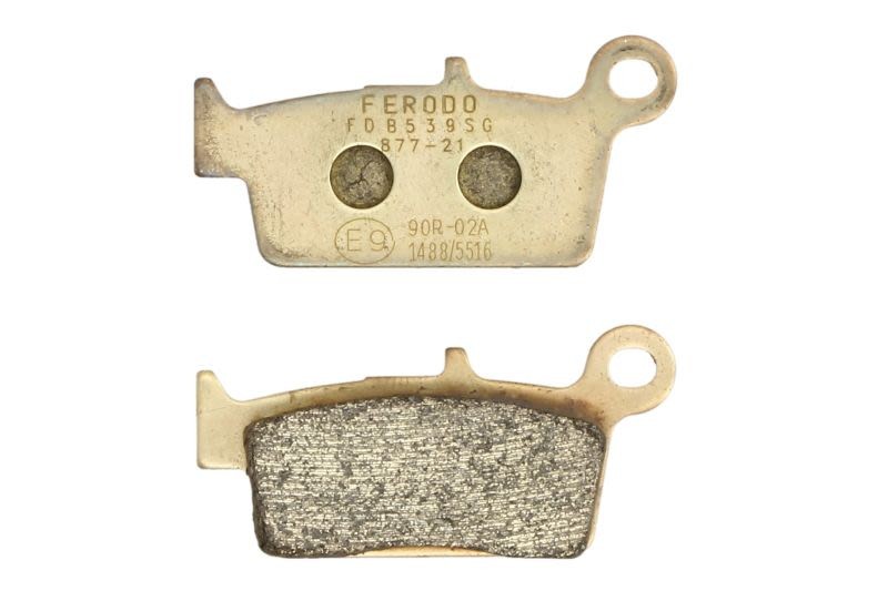 Plaquettes FERODO FDB539SG anti-bruit pour frein à disque RM 0.1