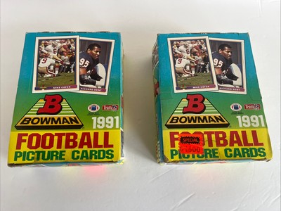 1991 Topps Bowman NFL Football Cards (2 Boxes)
