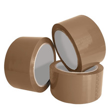 3 Nastri Adesivi per Imballaggio Generale, a Basso Rumore, 48 Mm X 60 M, Nastro 