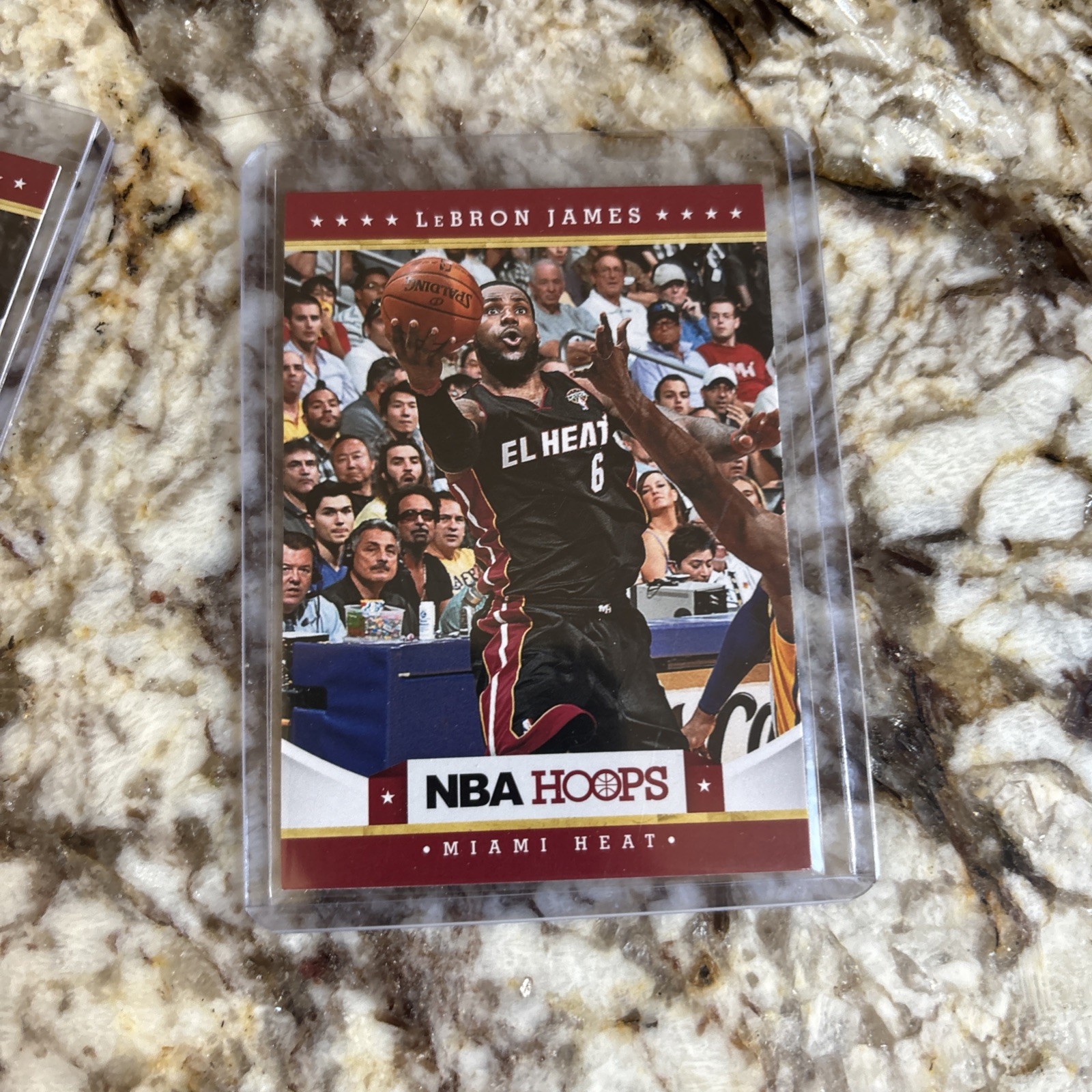 LeBron James 2012-13 Hoops #156 Miami Heat “EL HEAT”🔥