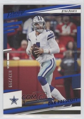 2022 Panini Prestige Xtra Points Blue 32/299 Dak Prescott #76 o7m