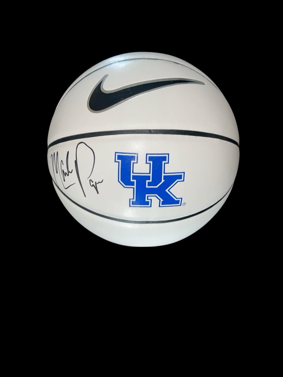 Mark Pope Autographed Signed Kentucky Wildcats NIKE BASKETBALL HEAD COACH JSA 