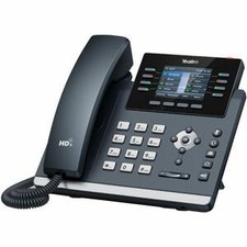 Yealink SIP-T44W 12-Line IP Phone Bluetooth Wi-Fi PoE Gray
