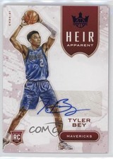 2020-21 Panini Court Kings Heir Apparent Violet /49 Tyler Bey #HA-TBY Auto 0zc5