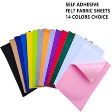12Pc Self Adhesive Felt Sheet, Felt Sheets with Adhesive Backing, Peel and Stick