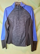 #583 Reflex 90* Active Life Women's 1/4 Zip Sweatshirt Activewear Size XL