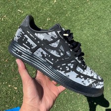 Nike Lunar Force 1 Low Digi NRG Camo Black Size 9 Rare 2012 577659-001 Nike Lunar Force 1 Digi NRG Camo Black for Sale  main image 4