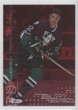 1999 ITG Be A Player Millennium Signature Series Ruby /1000 Stu Grimson #6 b8c