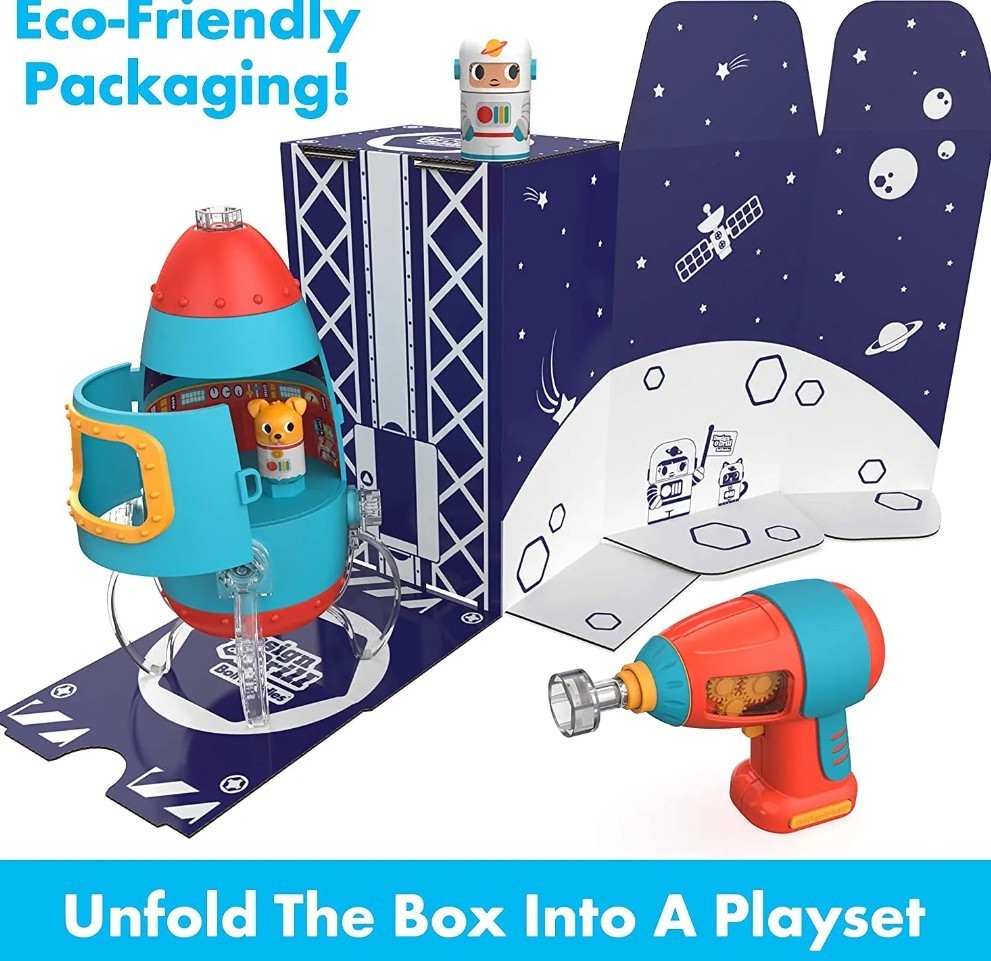 DESIGN & DRILL® Bolt Buddies® Rocket STEM Learning by Educational Insights NEW
