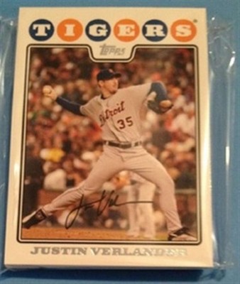 2008 Topps Detroit Tigers Team Set from Factory