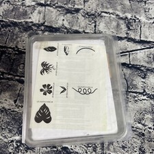 Stampin' Up MARVELOUS MORNING GLORY 2-STEP 1999 Rubber Stamp Set of 10 Stamps