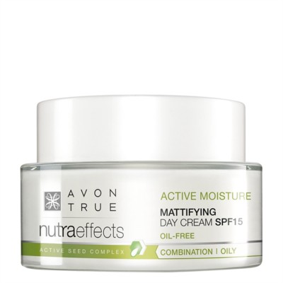 Avon NUTRA EFFECTS Mattierende Tagescreme LSF 15 Misch & fettige Haut 50ml Neu