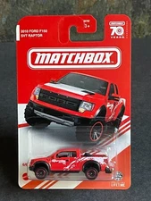 2023 Matchbox 2010 FORD F150 SVT RAPTOR Red Edition - Target Exclusive