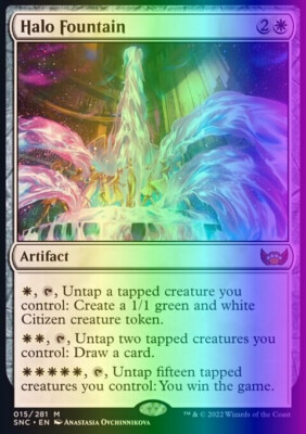 MTG Magic the Gathering Halo Fountain (15/547) Streets of New Capenna LP FOIL | eBay MTG Magic the Gathering Halo Fountain (15/547) Streets of New Capenna LP FOIL | eBay