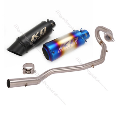For Yamaha XG250 Tricker Complete Exhaust System Header Link Pipe 51mm Mufflers