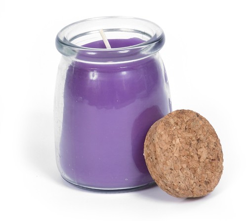 100% Pure Beeswax Glass Jar Candle with Cork Lid, Choose Your Scent and Size - Picture 25 of 45