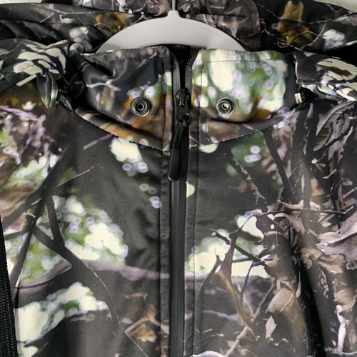 Broadside Men’s Waterproof Hunting Jacket Size Medium Hooded Fleece Lined - Picture 2 of 17