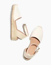 Madewell Evelina Espadrille in Resourced Canvas Size 7.5  $128