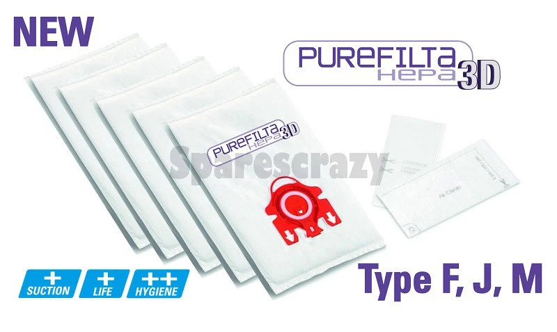 20 x Vacuum Cleaner Hoover Dust Bags & Filters For Miele C1 Compact C2 FJM Type - Image 2 of 2